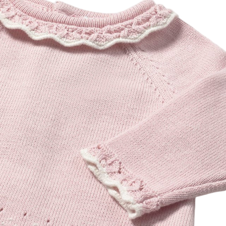 Crystal Knit Sweater and Bloomers with Tights Set