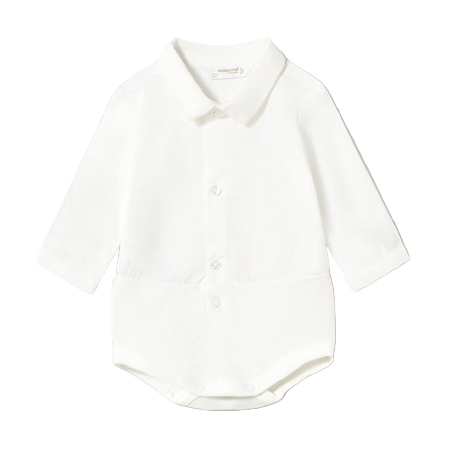 Baby Boy Smart Casual Outfit Set – Knit Vest with Shirt Bodysuit & Trousers