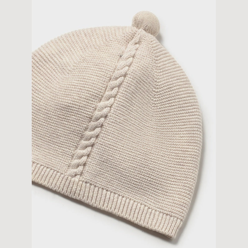 3-Piece Baby Knit Leg Warmer & Hat Set