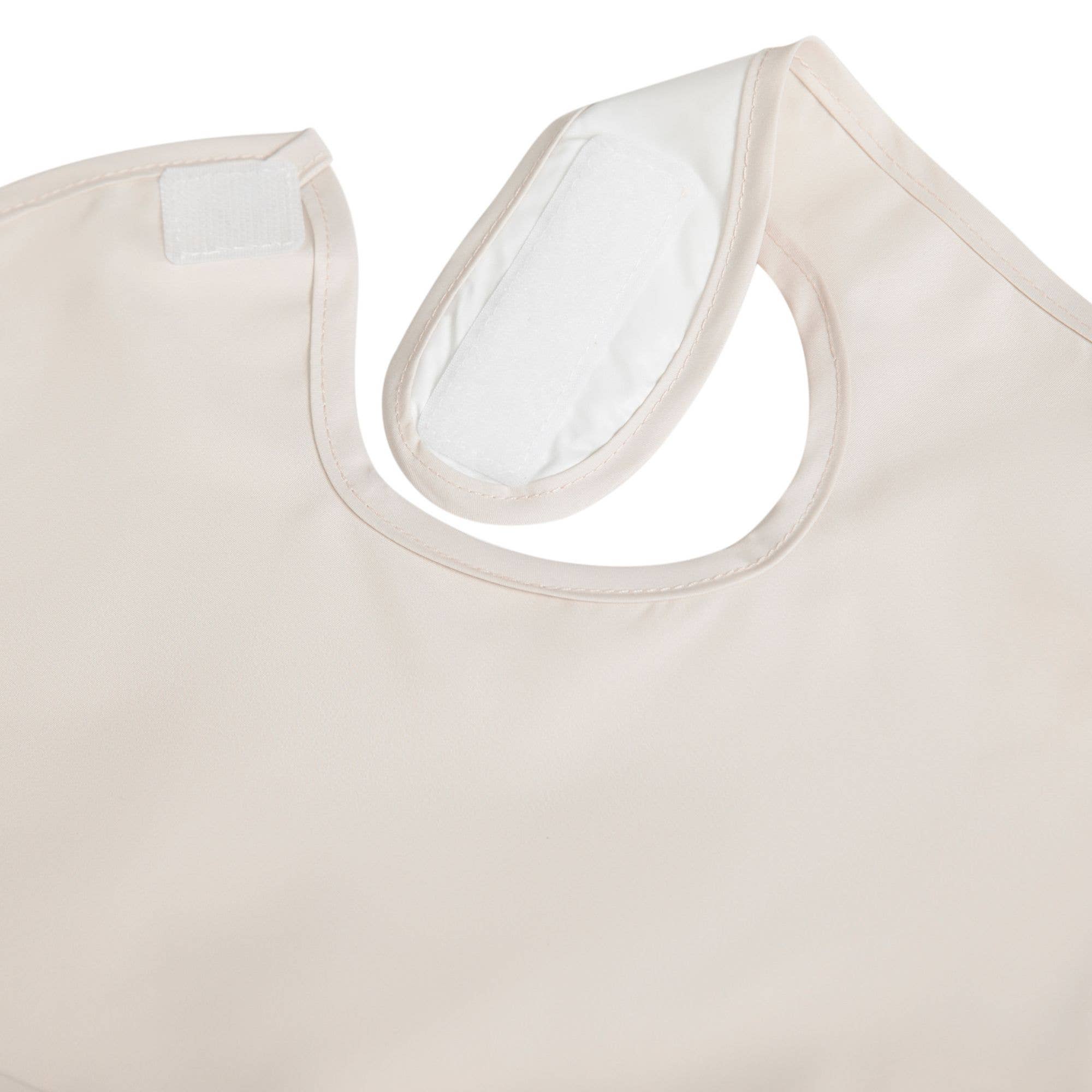 Neutral 3-pc Sleeveless Smock Bib Set for Baby & Toddler