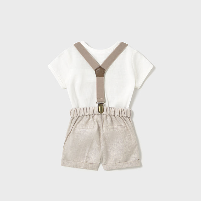 Linen Suspenders Set