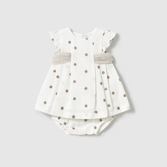 Polka Dots Linen Dress