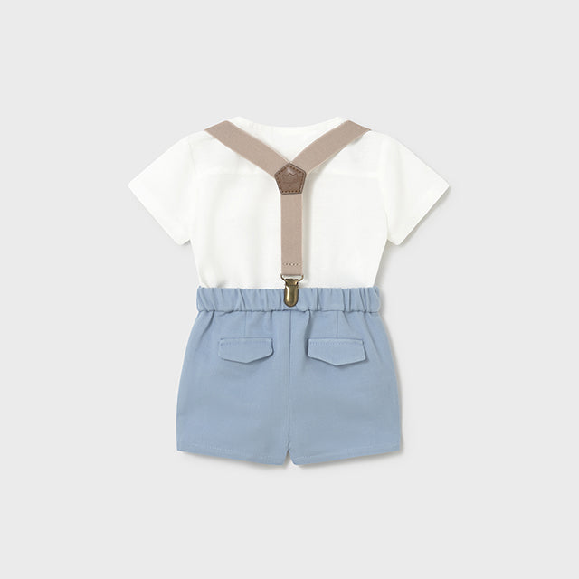 Baby Boy 2-Piece Linen Shorts Set