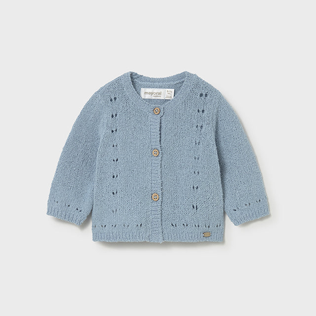 Lagoon Blue Knitted Cardigan