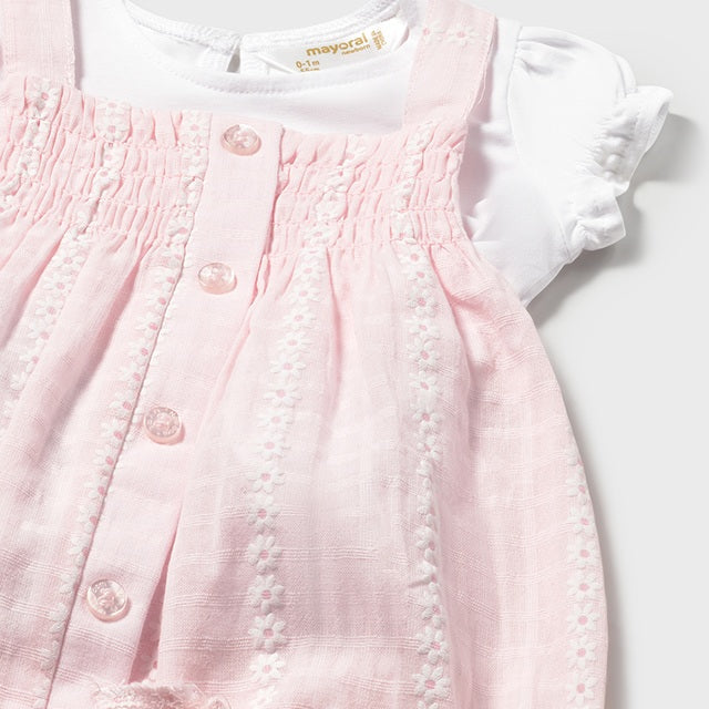 Baby Girl Pink Romper Set