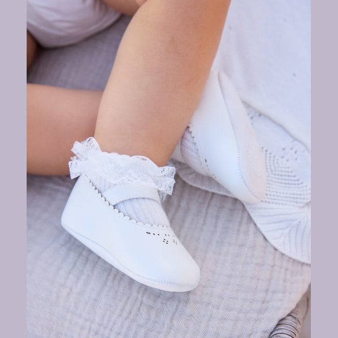 Baby Girl White Mary Jane Dress Shoes