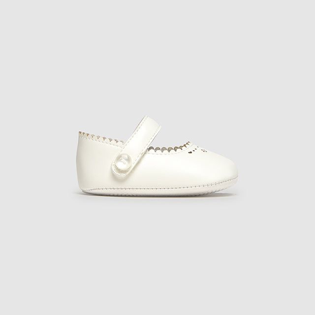 Baby Girl White Mary Jane Dress Shoes