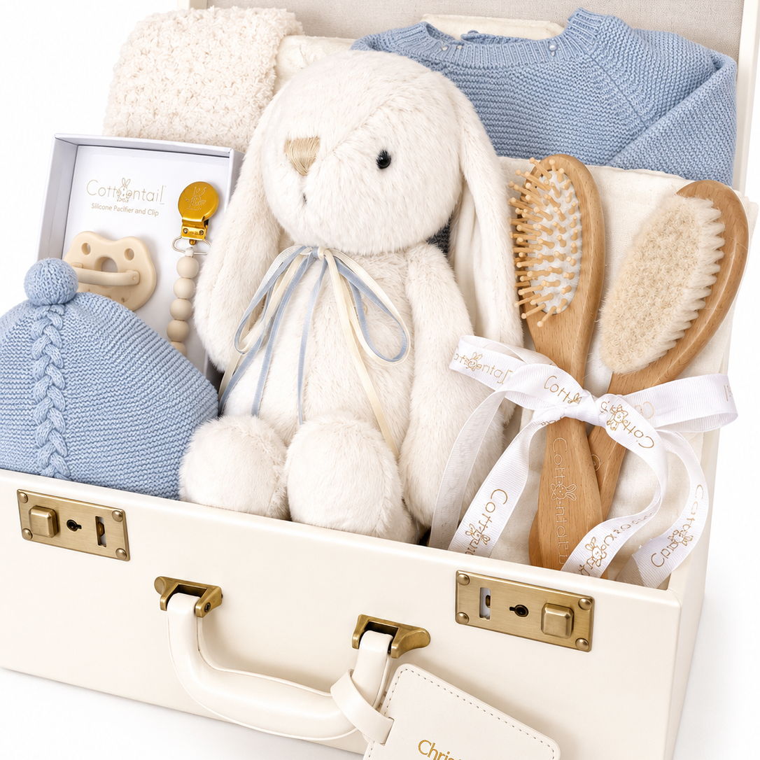 The Little Blue Bunny Tale Baby Gift Set