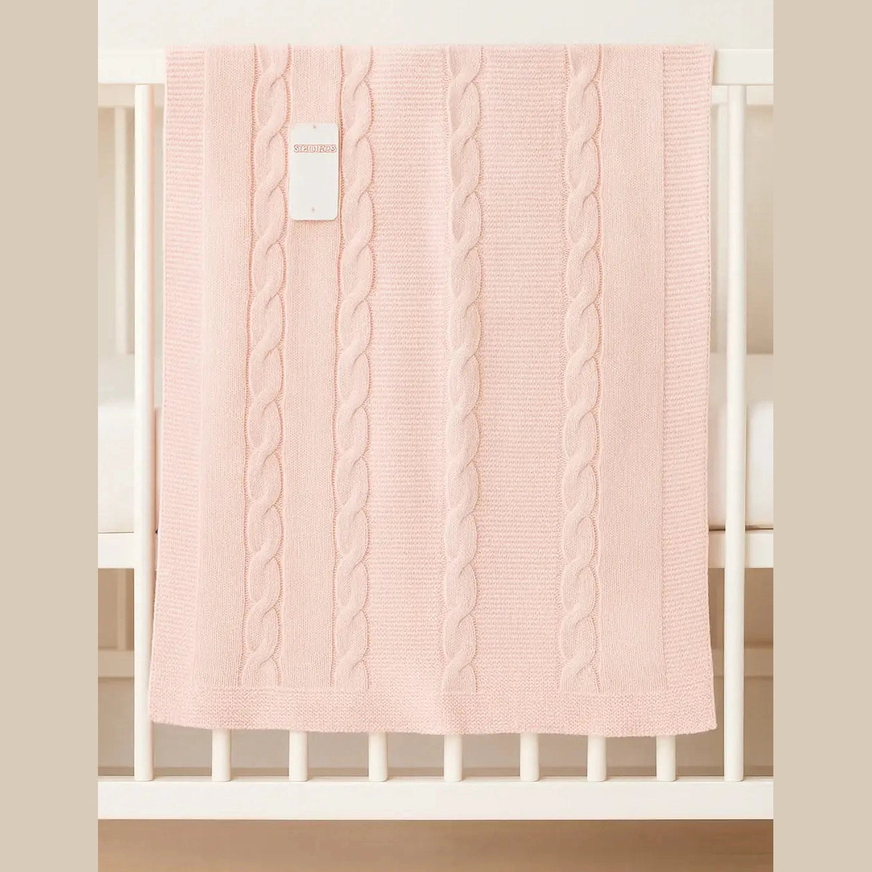 Nipperland Timeless Knit Blanket Pink