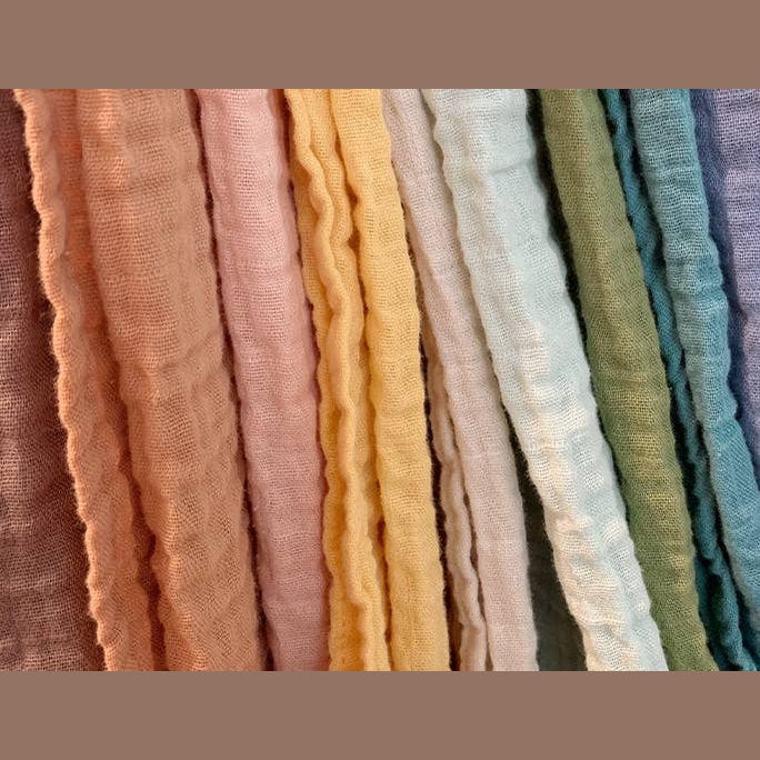 Oatmeal Muslin Swaddle Blanket, Premium Cotton