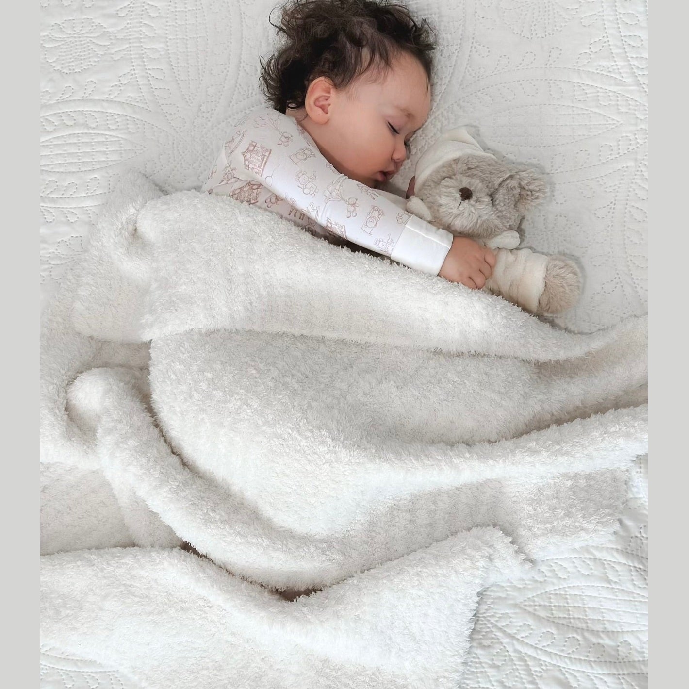 Ultra Soft Knitted Baby Receiving Blanket