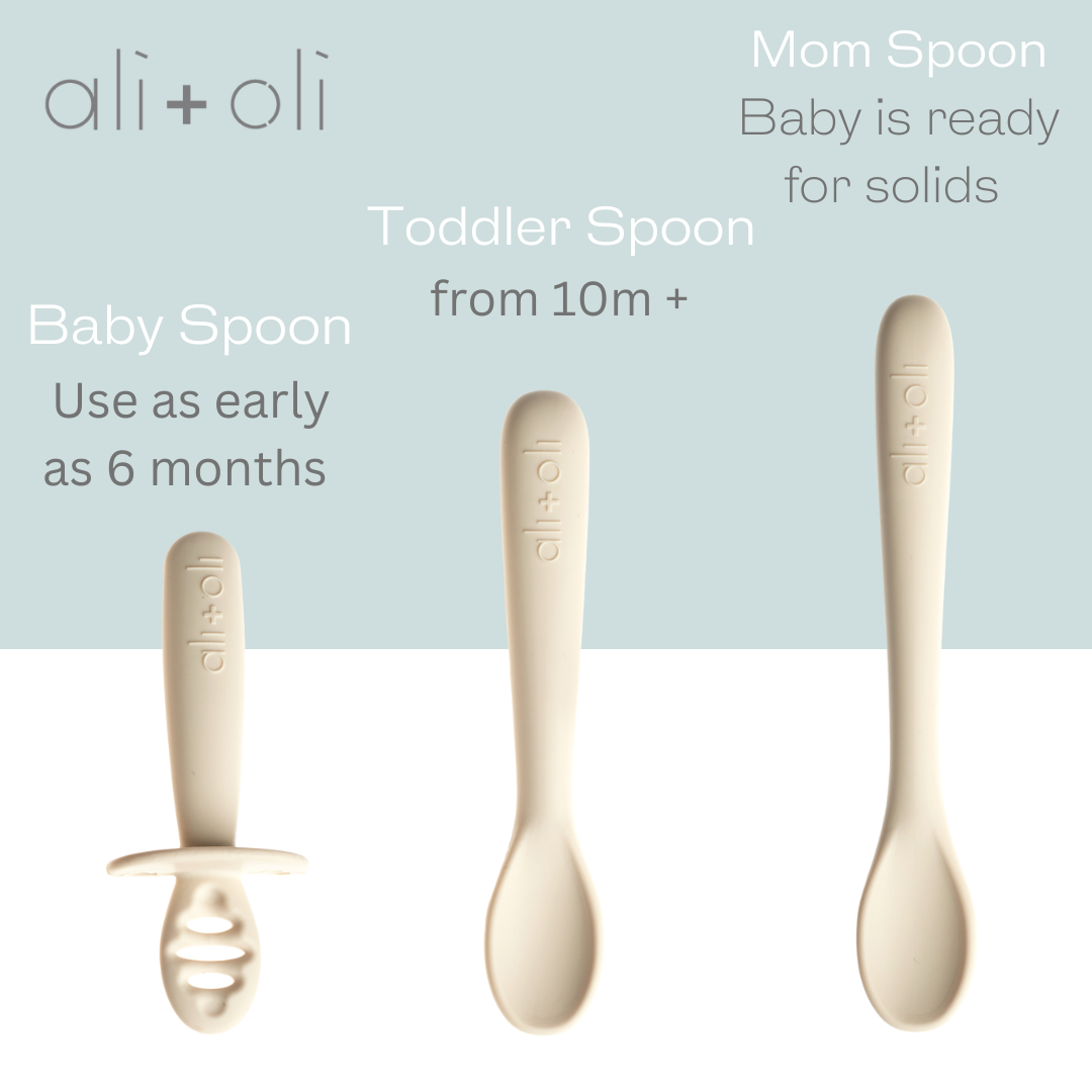 Coco Ali+Oli 3-Piece Multi-Stage Baby Spoon Set for 6m+