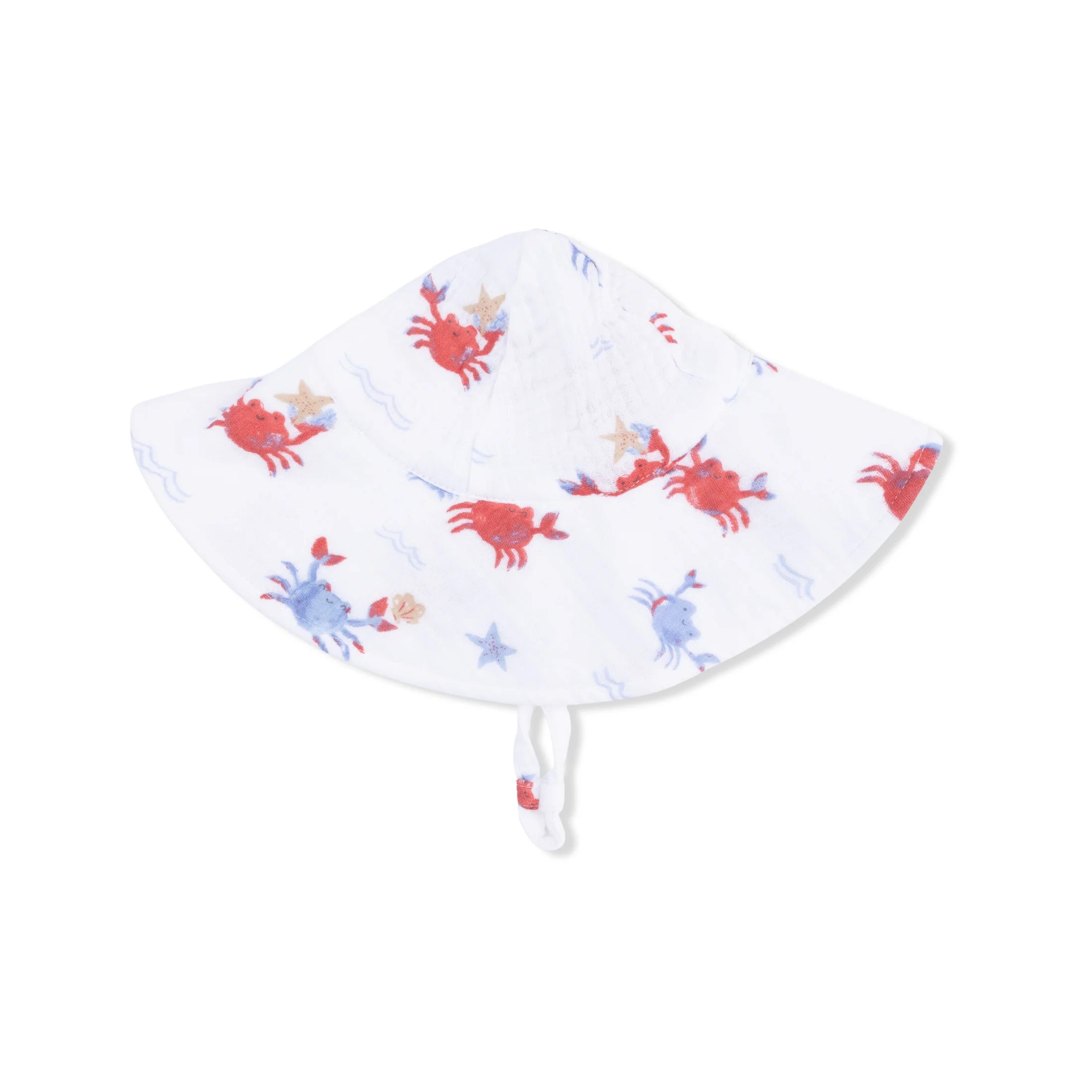 Crayon Crabs Wide Brim Sun Hat