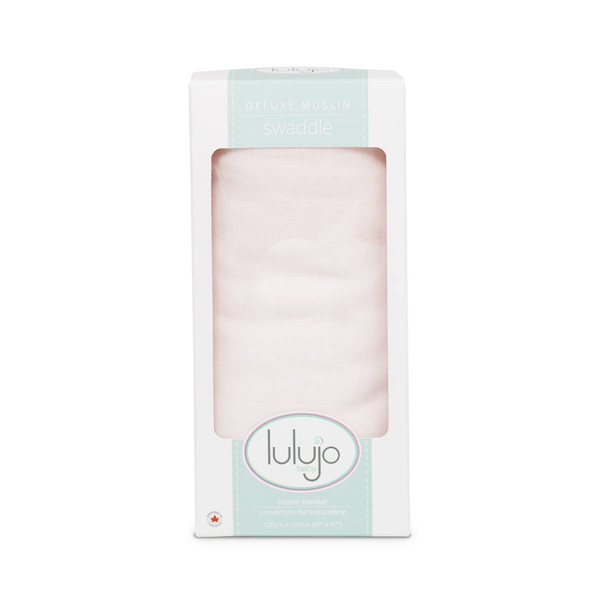 Pink Muslin Bamboo Swaddle Blanket