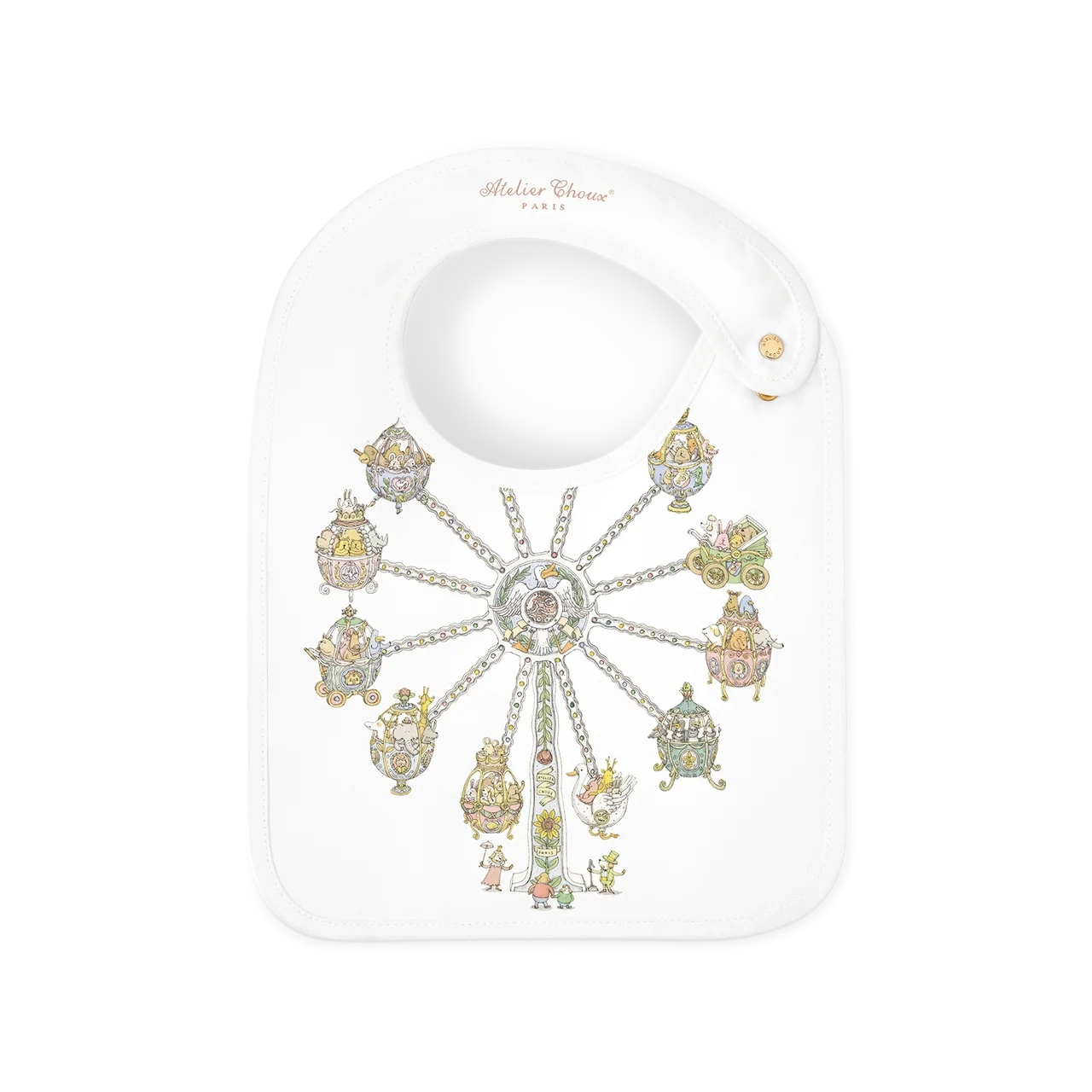 Satin Bib - Ferris Wheel