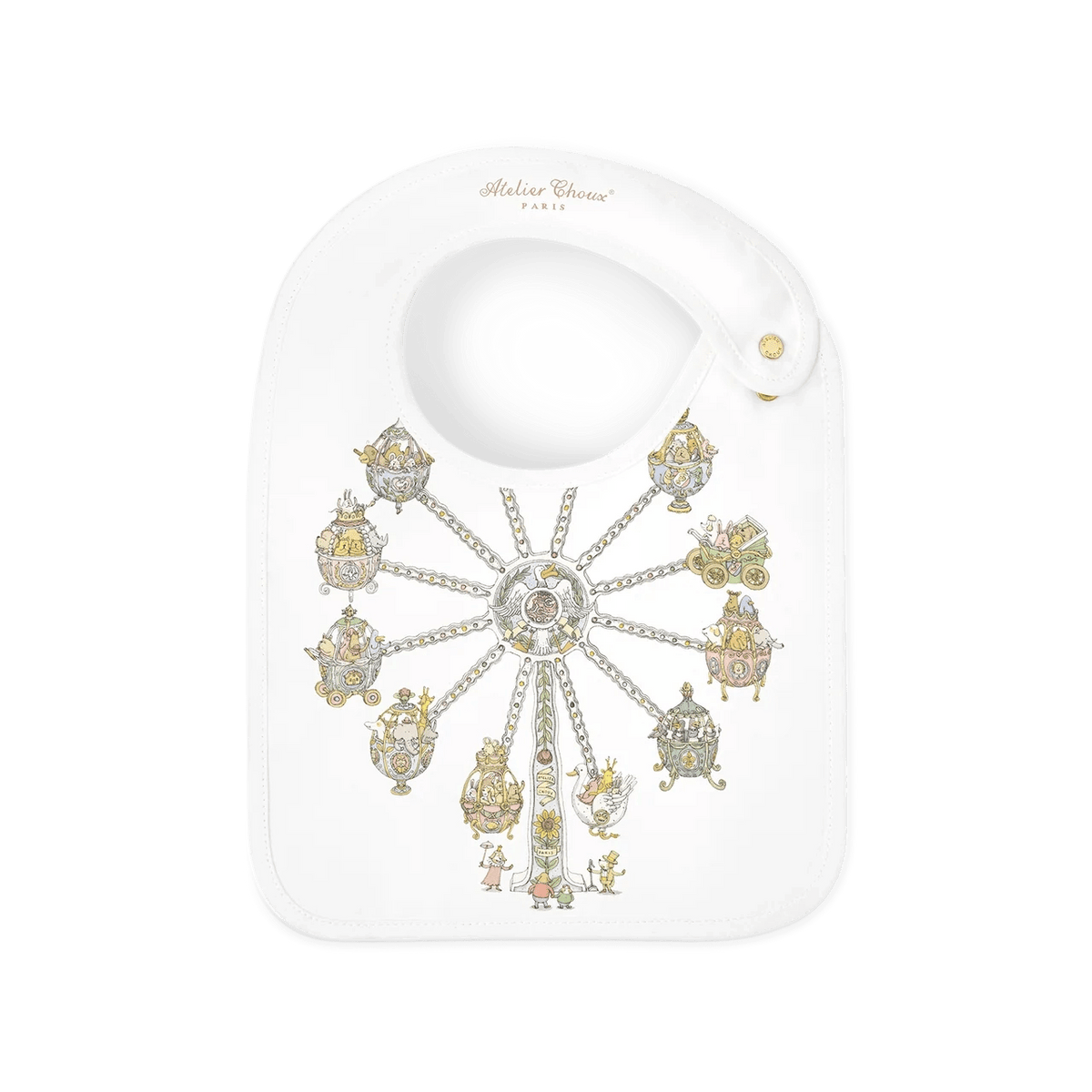 Satin Bib - Ferris Wheel