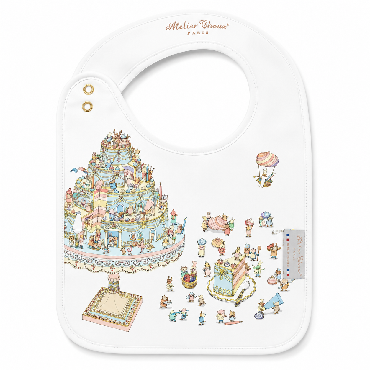 Satin Bib - Le Gateau (Cake!)