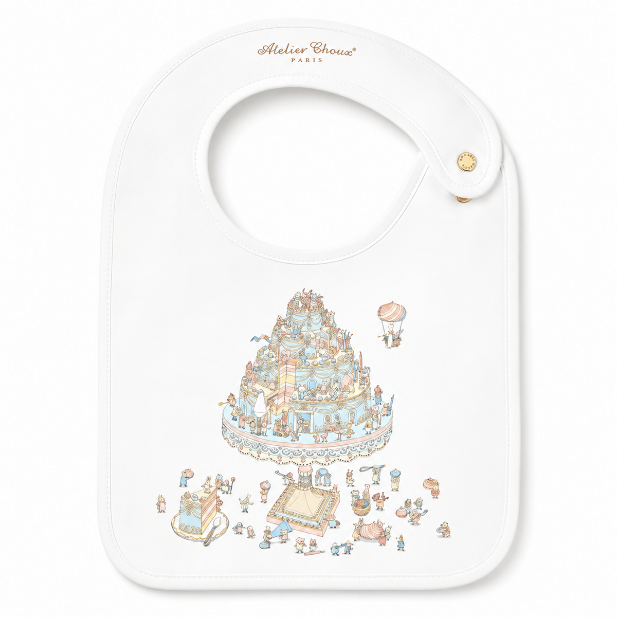 Satin Bib - Le Gateau (Cake!)