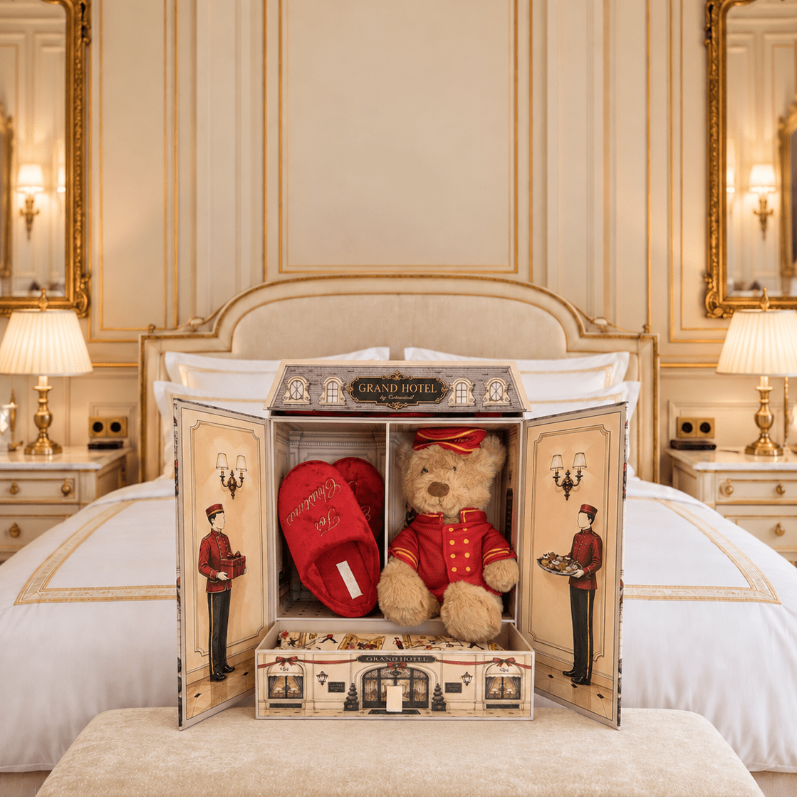 Christmas at the Grand Hotel - The Personalized Cottontail Gift Box