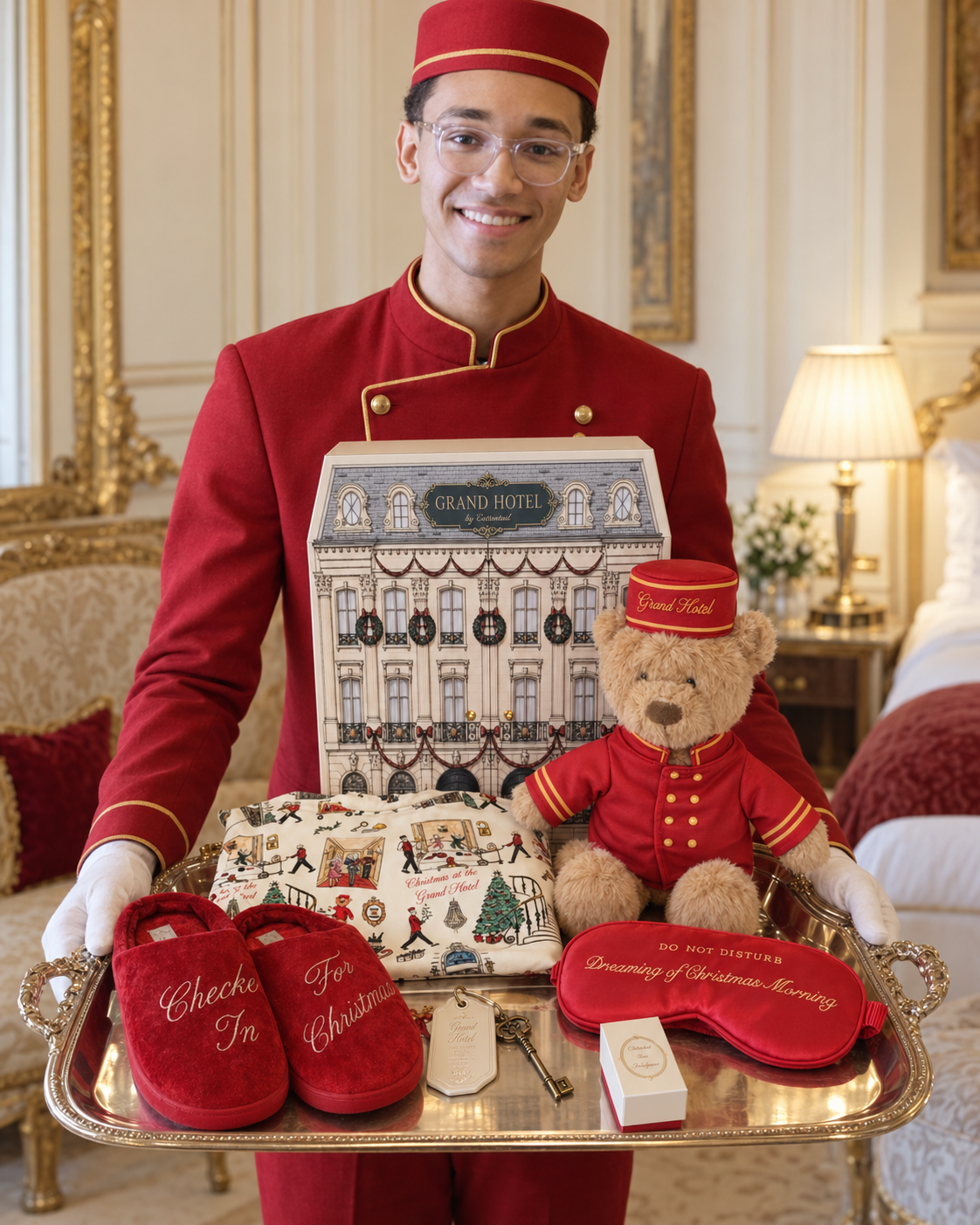 Christmas at the Grand Hotel - The Personalized Cottontail Gift Box