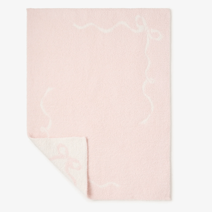 Soft Pink Baby Blanket for Newborn