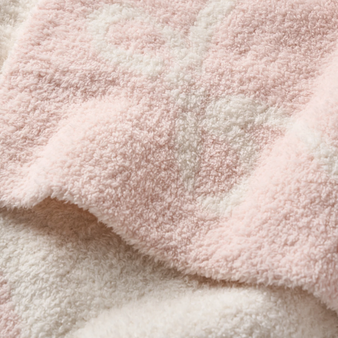 Soft Pink Baby Blanket for Newborn