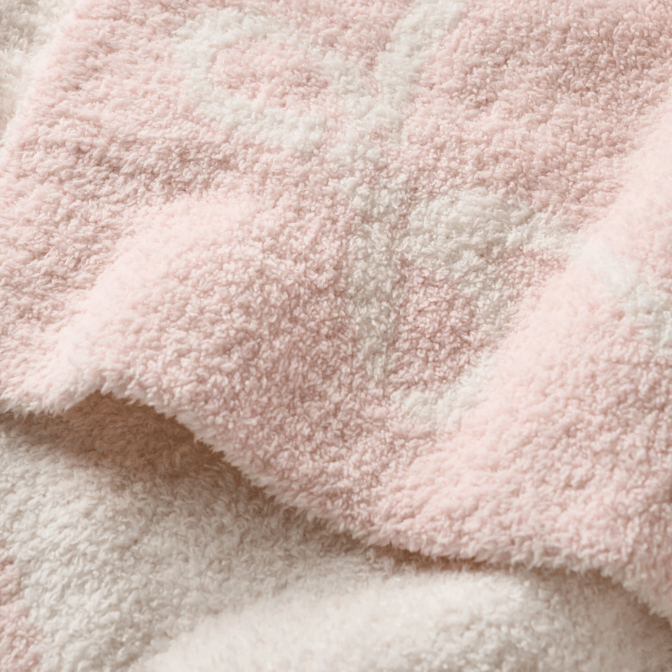 Soft Pink Baby Blanket for Newborn