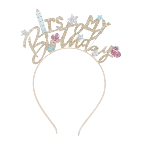 Tiara Headband It's My Birthday | Golden Drizzle