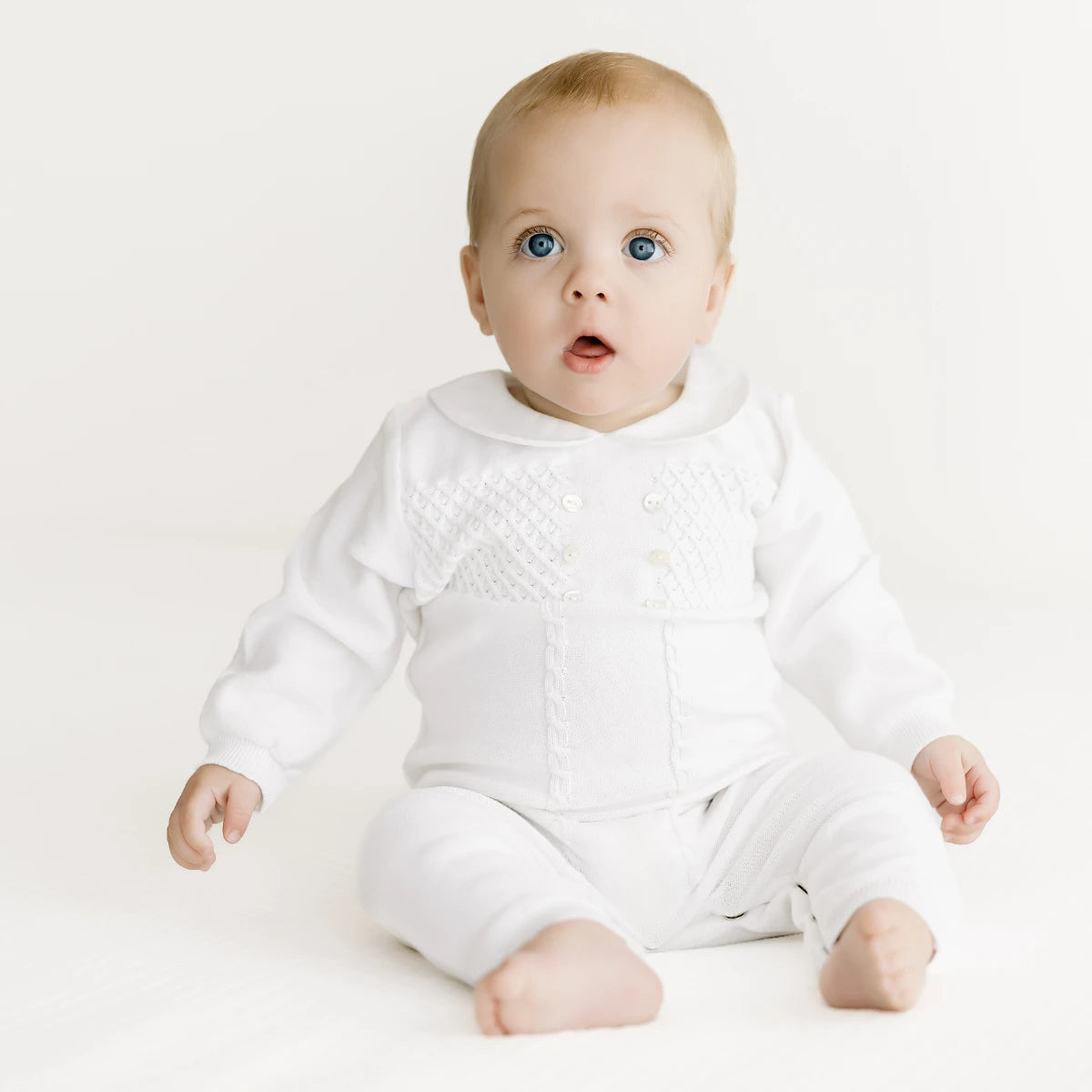 Diamond Lattice Knit Longall