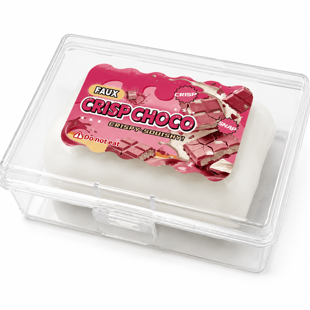 White Assorted Faux Crisp Choco Squishy