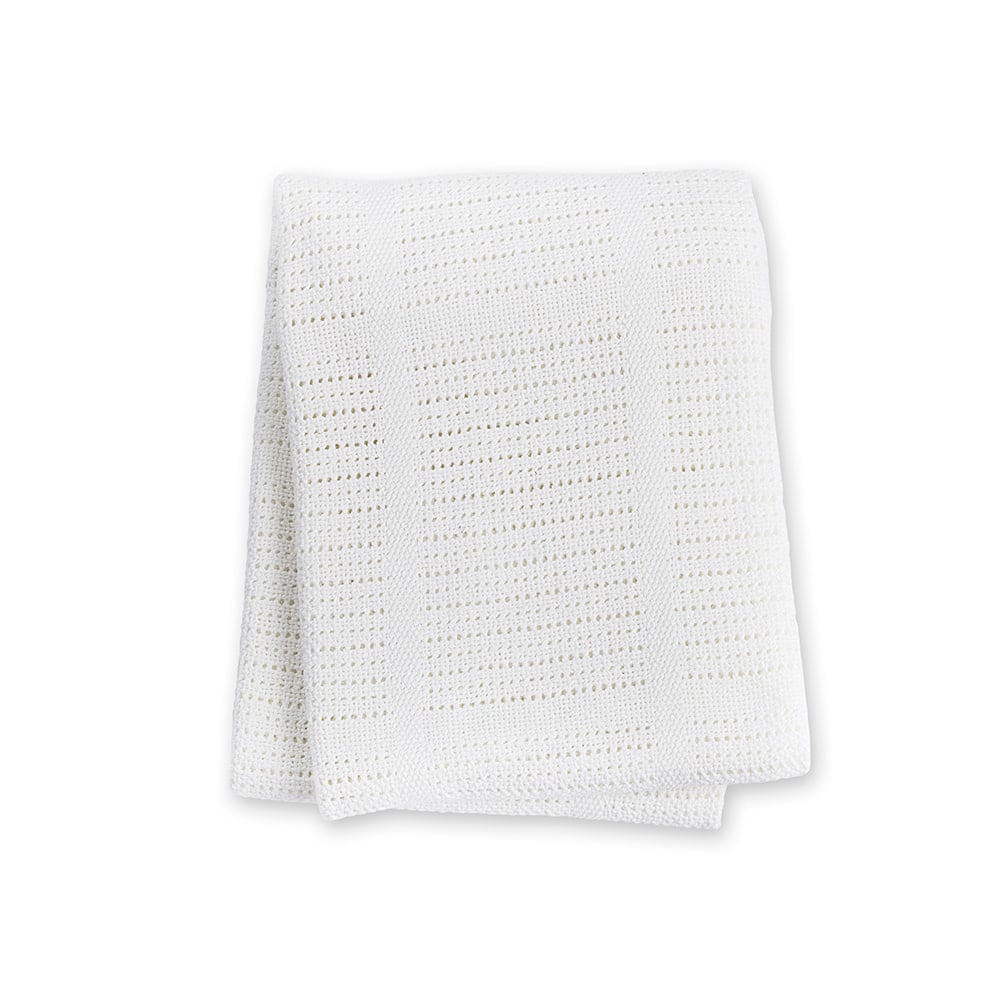 Cellular Cotton Baby Blanket by Lulujo