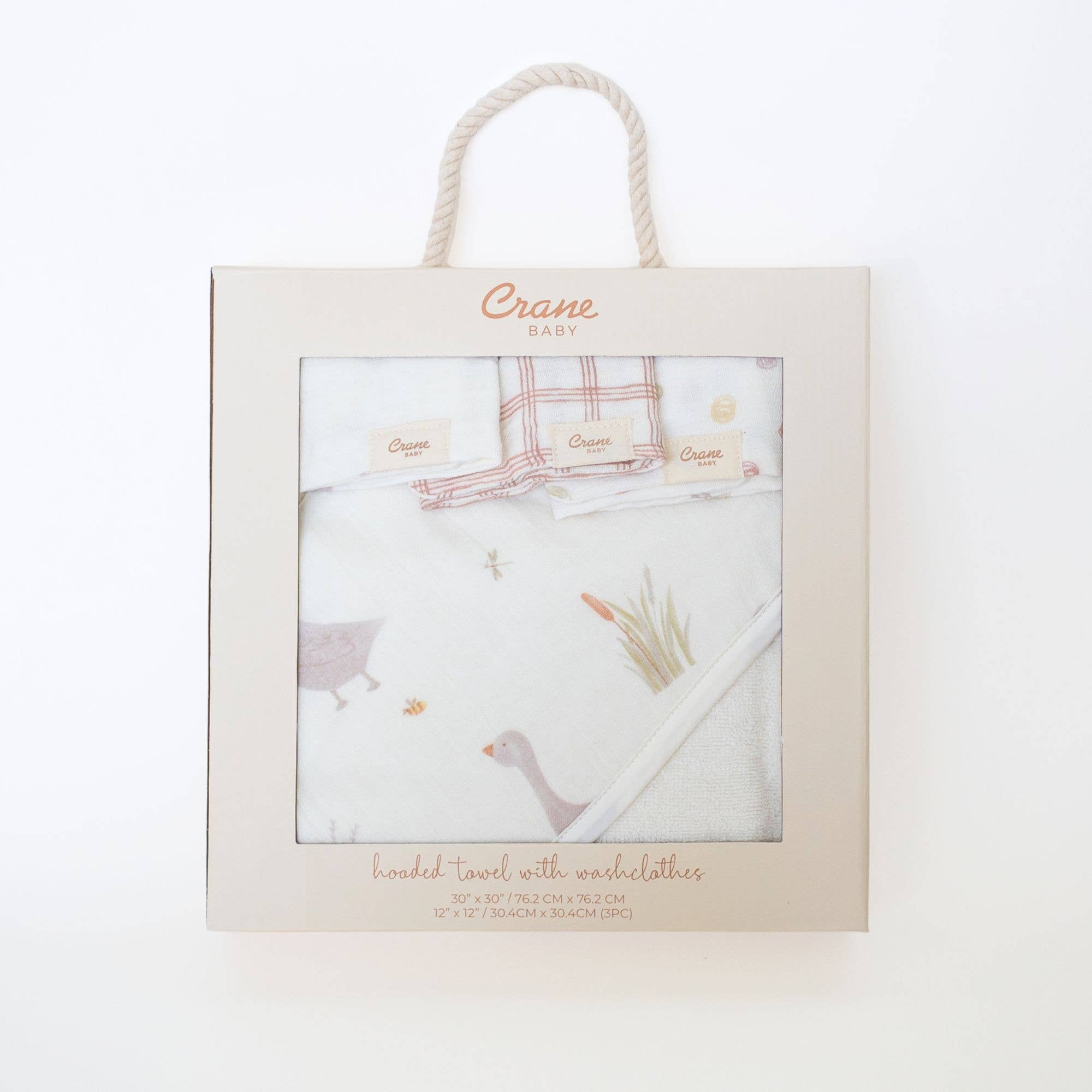 Charlie Farmhouse Goose HT/Wash Cloth Set