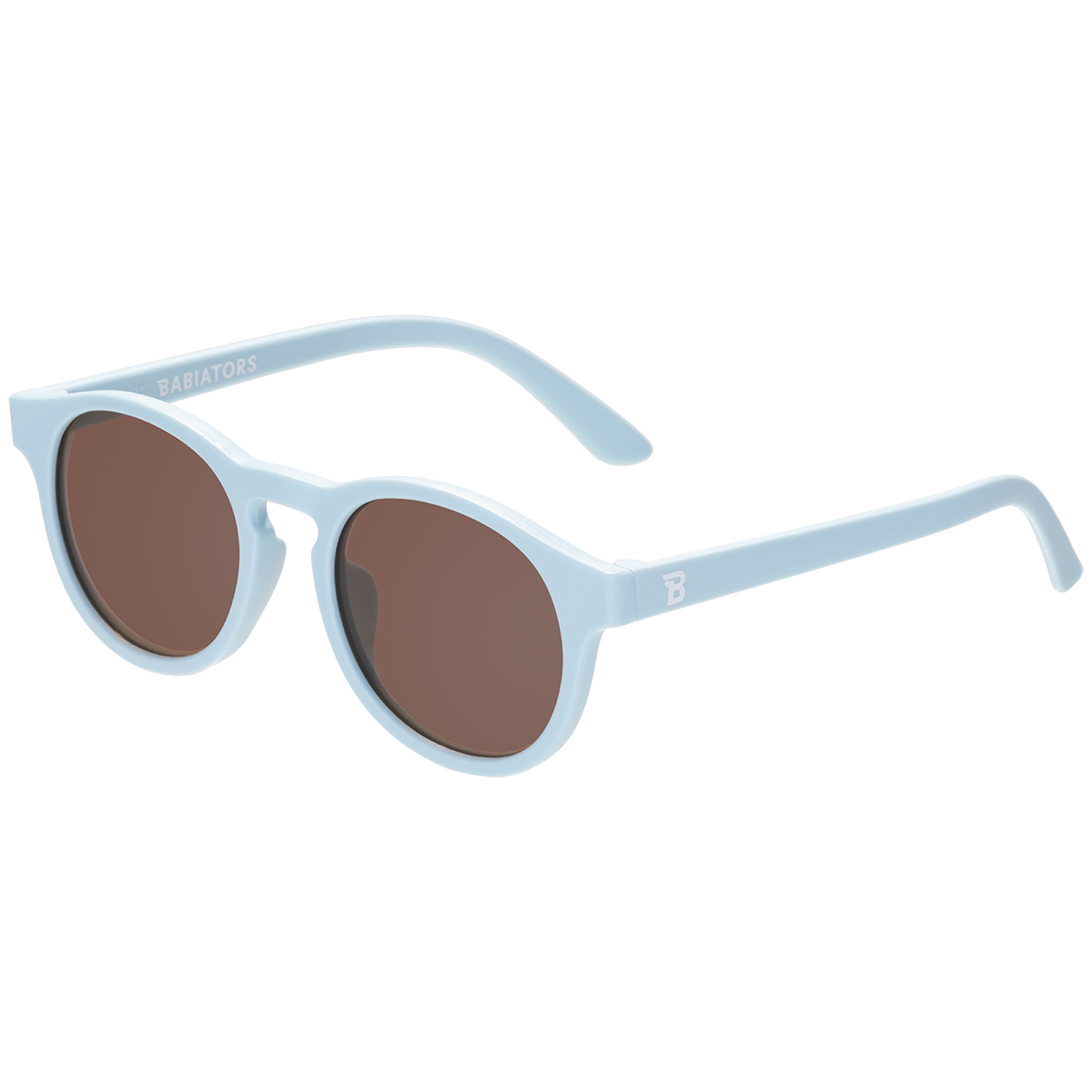 Baby and Kids Baby Blue Keyhole sunglasses with Amber Lens: Ages 0-2