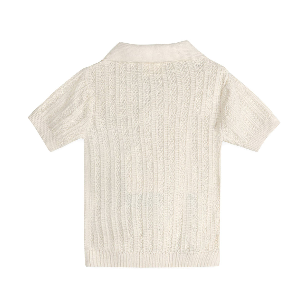 Sailboat Embroidered Baby Shirt & Shorts Set (Organic): Natural / 3-6M
