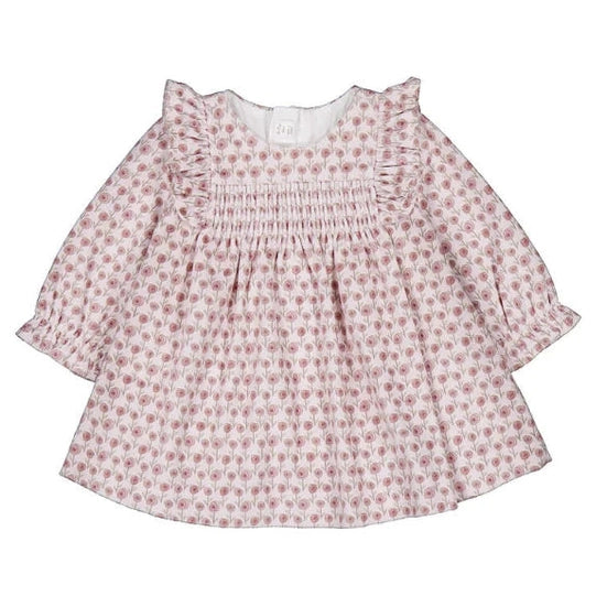Mayoral - Printed Velvet Dress