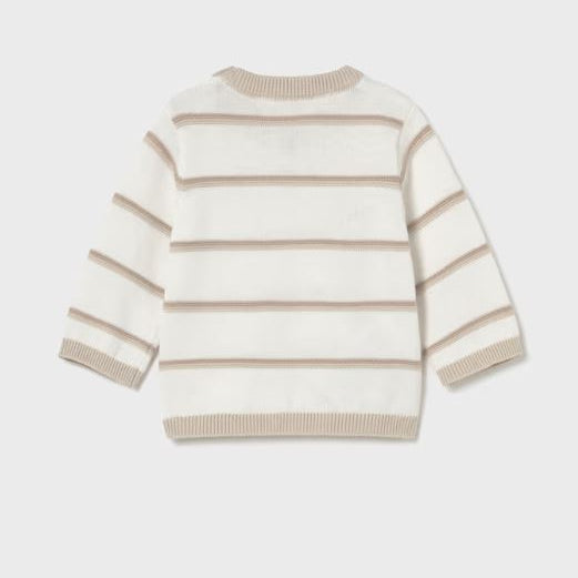 Natural Striped Sweater