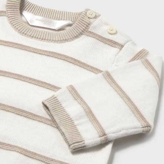 Natural Striped Sweater