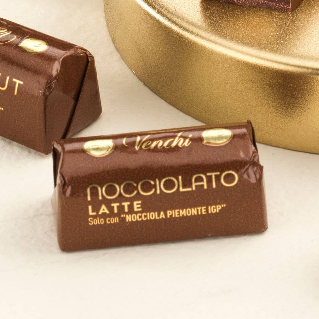 Whole Hazelnut & Milk Chocolate Ingots - Italian Gourmet
