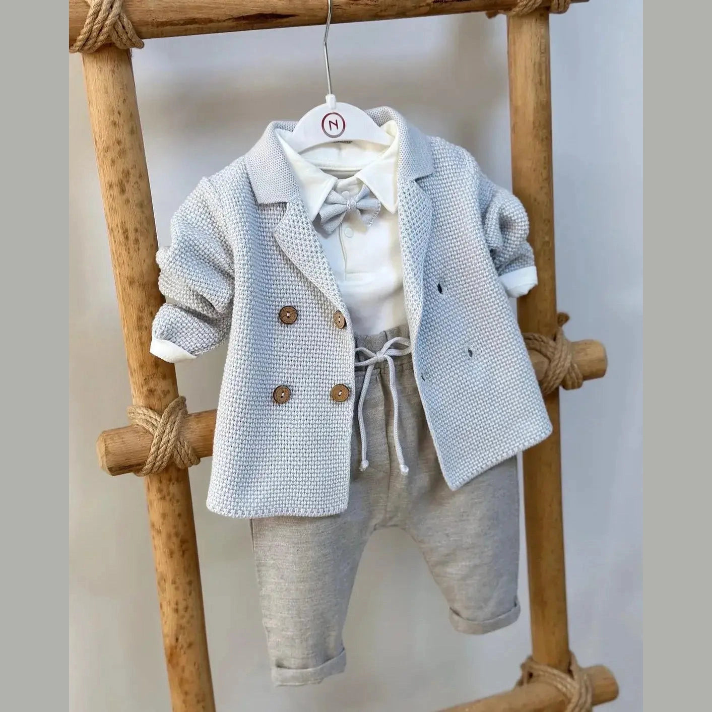 Baby Boy Blue Gentleman Outfit