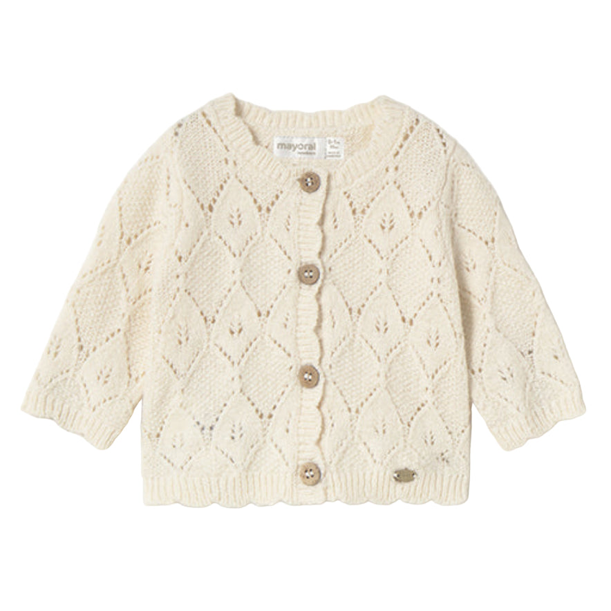 Baby Girl Warm Beige Cardigan