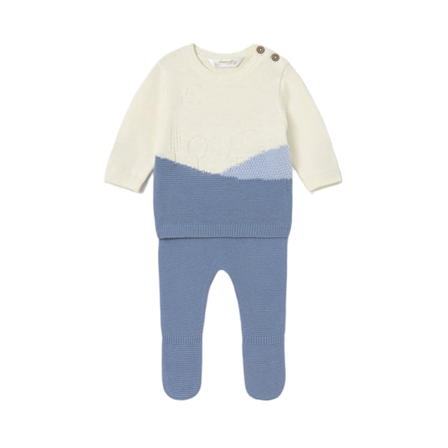 Classic Leg Warmer Set for Baby Boy — Sweater & Footie