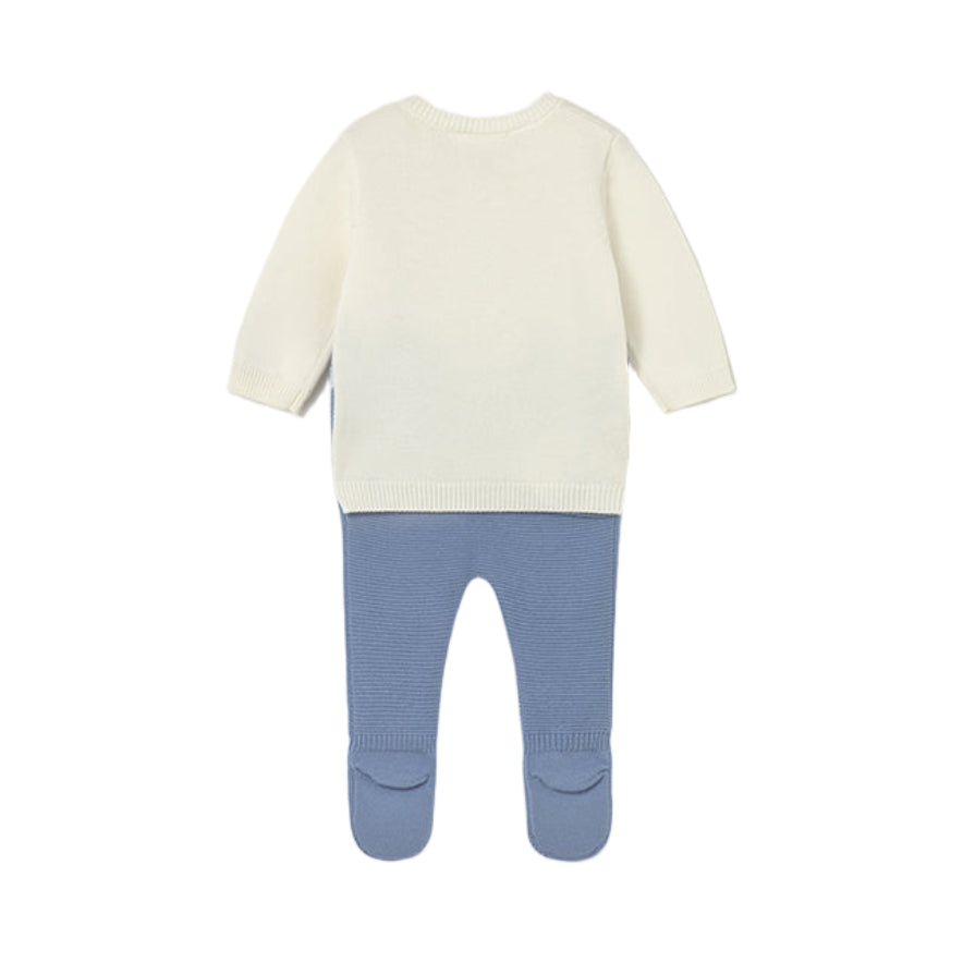 Classic Leg Warmer Set for Baby Boy — Sweater & Footie