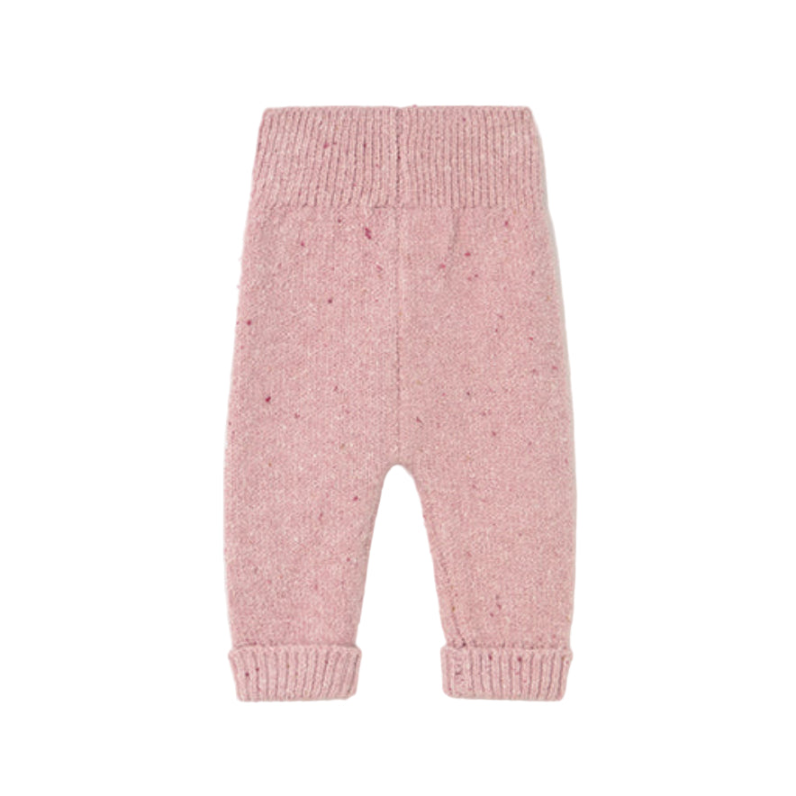 Baby Girl Knit Legging Set – Long Sleeve T-Shirt, Vest & Footie