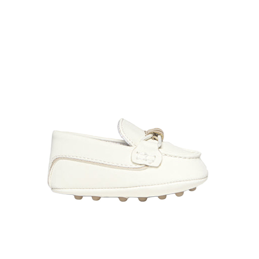 Soft White Moccasins Shoes for Baby Boy