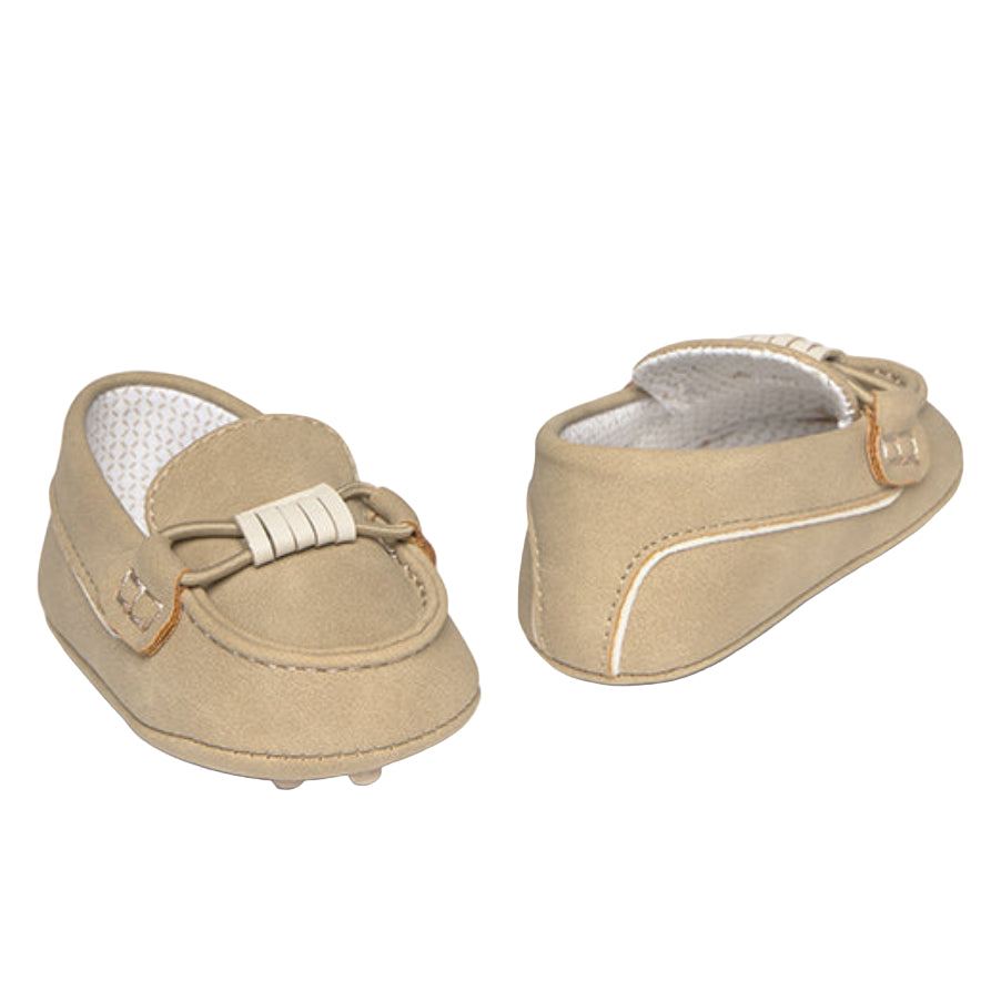 Beige Moccasins Shoes for Baby Boy