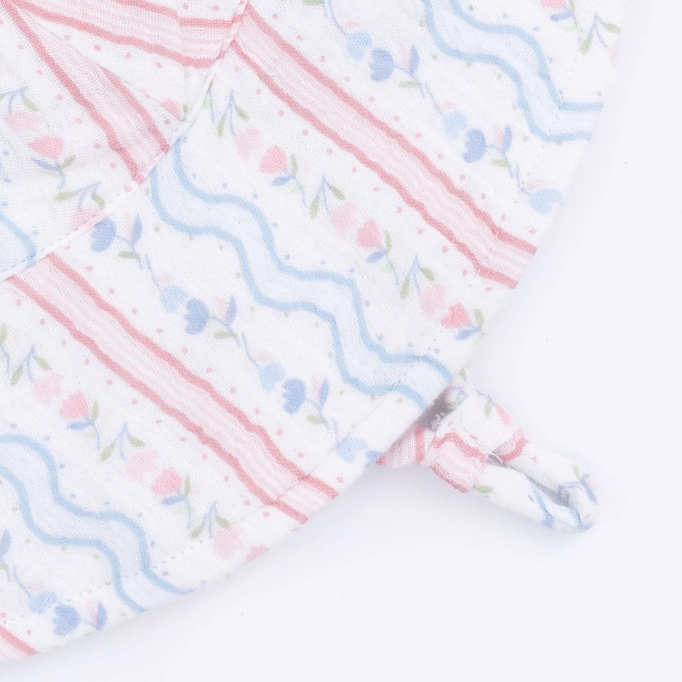 Baby Tulip Stripe Wide Brim Sun Hat