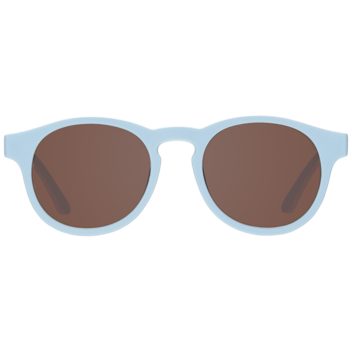 Baby and Kids Baby Blue Keyhole sunglasses with Amber Lens: Ages 0-2