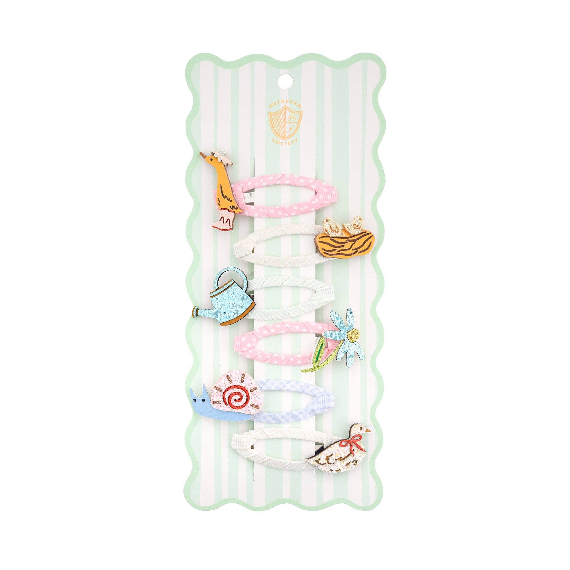 Silly Goose Garden Hair Clip Set