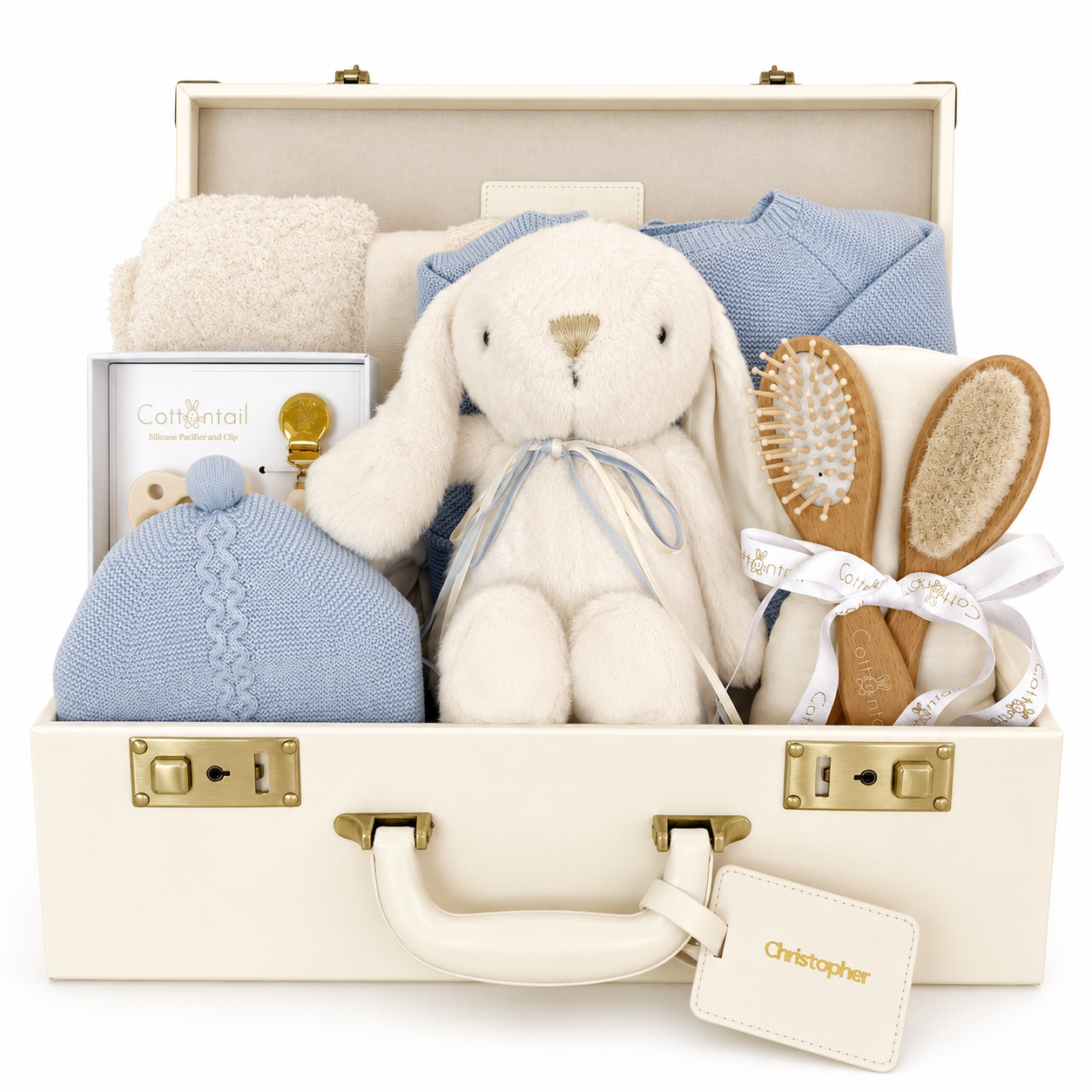 The Little Blue Bunny Tale Baby Gift Set
