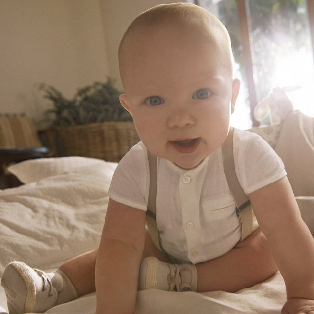 Linen Suspenders Set